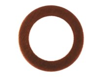 Gasket tembaga Weishaupt 6 x 10 x 1 mm, art: 440017.